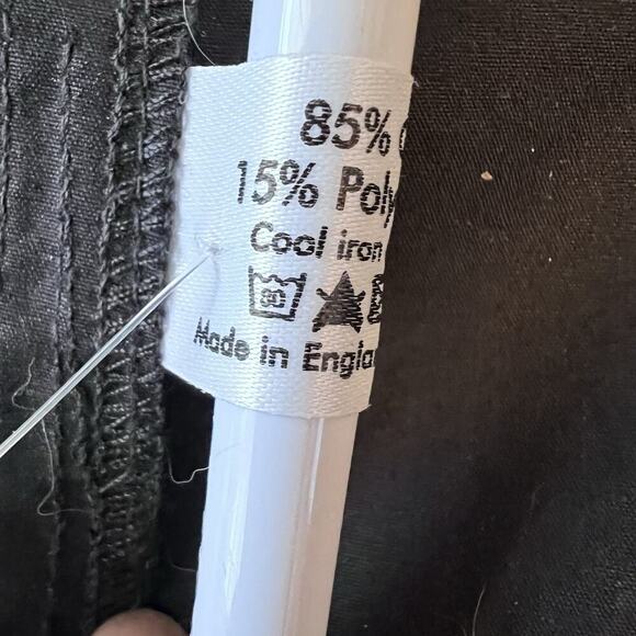 Eskandar Black Extra Long Hooded Boxy Raincoat Womens Size 2 - Picture 8 of 9